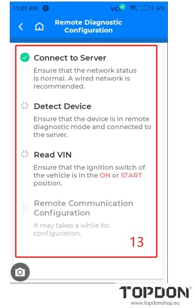 Topdon Rlink Lite remote diagnosis 11