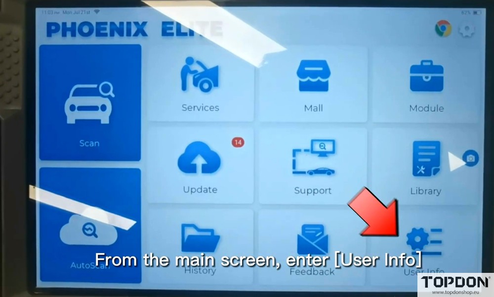submit apk logs for topdon phoenix 1