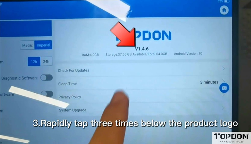 submit apk logs for topdon phoenix 3