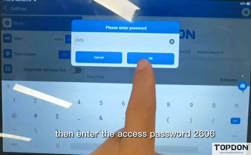 submit apk logs for topdon phoenix 4