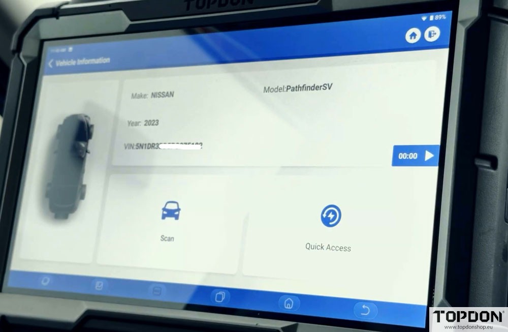 topdon Phoenix Nissan autoauth unlock 8