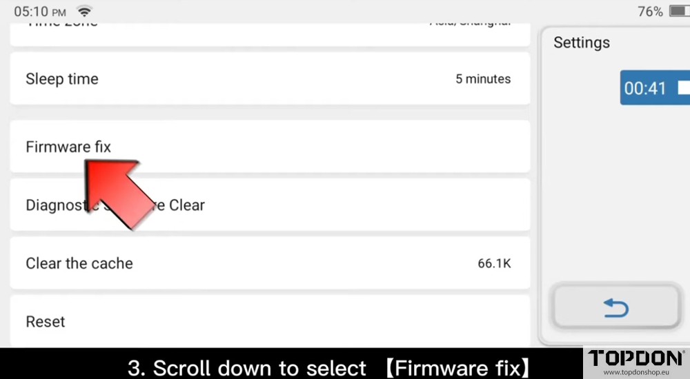 topdon ad800bt firmware fix 2