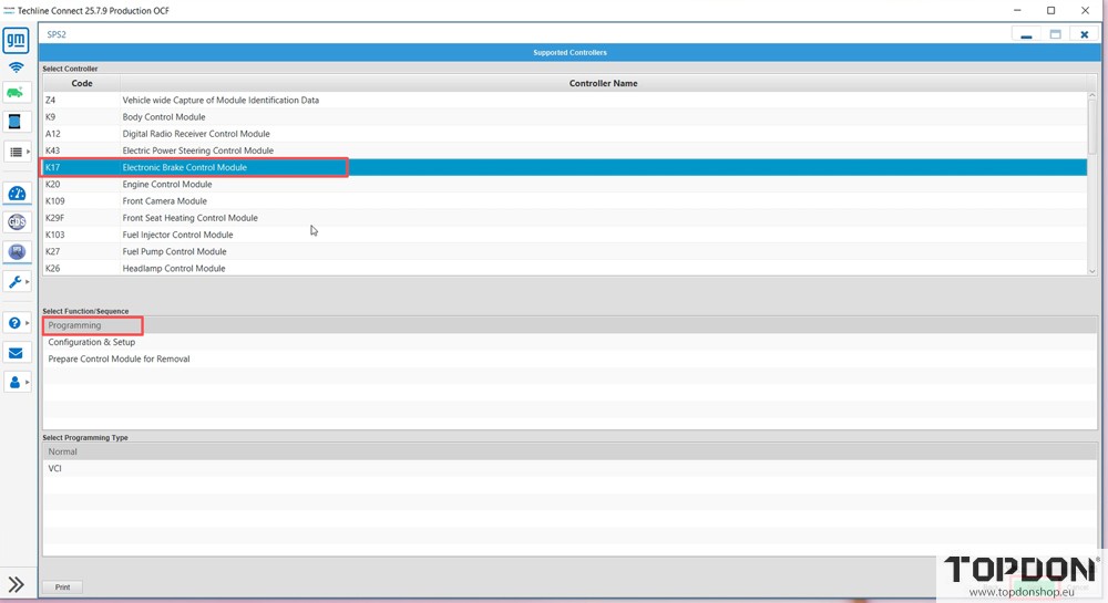 topdon rlink j2534 sps program gm abs module 11