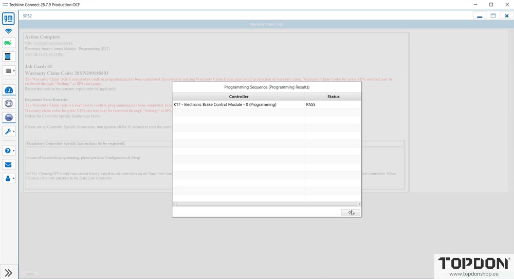 topdon rlink j2534 sps program gm abs module 15