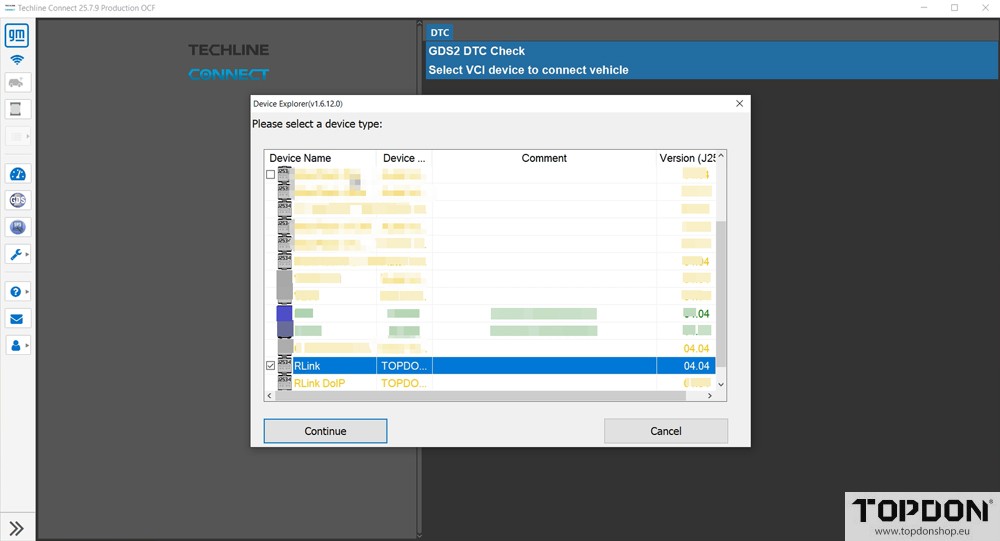 topdon rlink j2534 sps program gm abs module 7