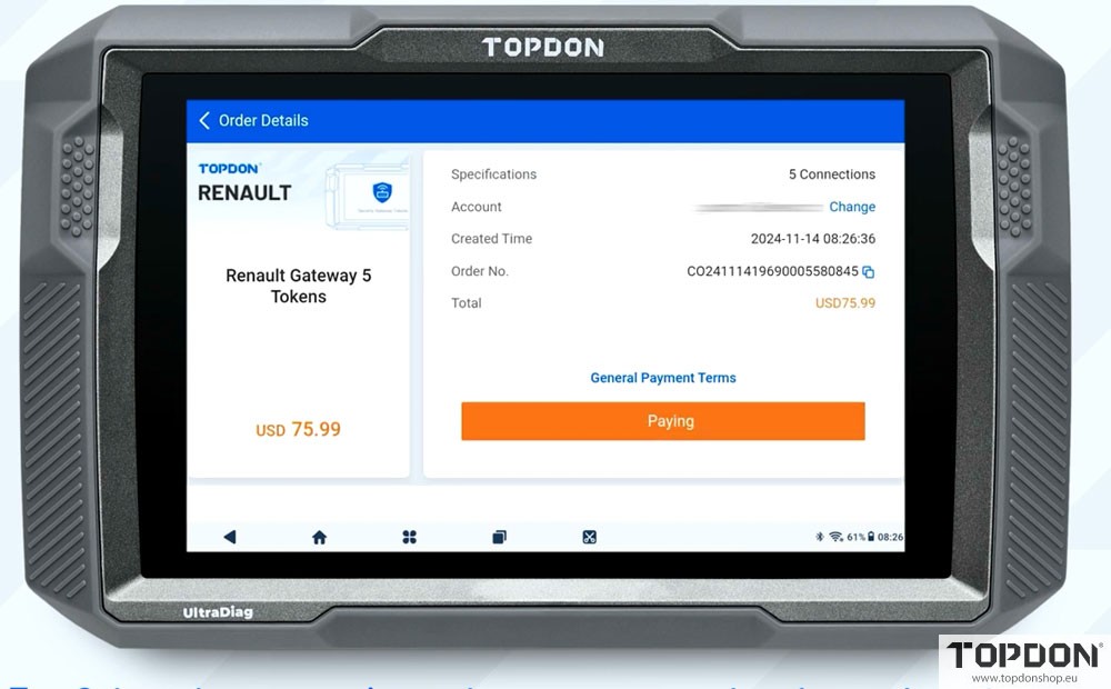 unlock renault gateway with topdon artidiag 8