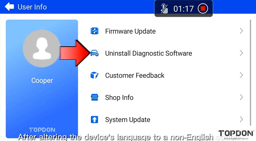 clear app cache for topdon ad500 ad600 11 clear app cache for topdon ad500 ad600 11
