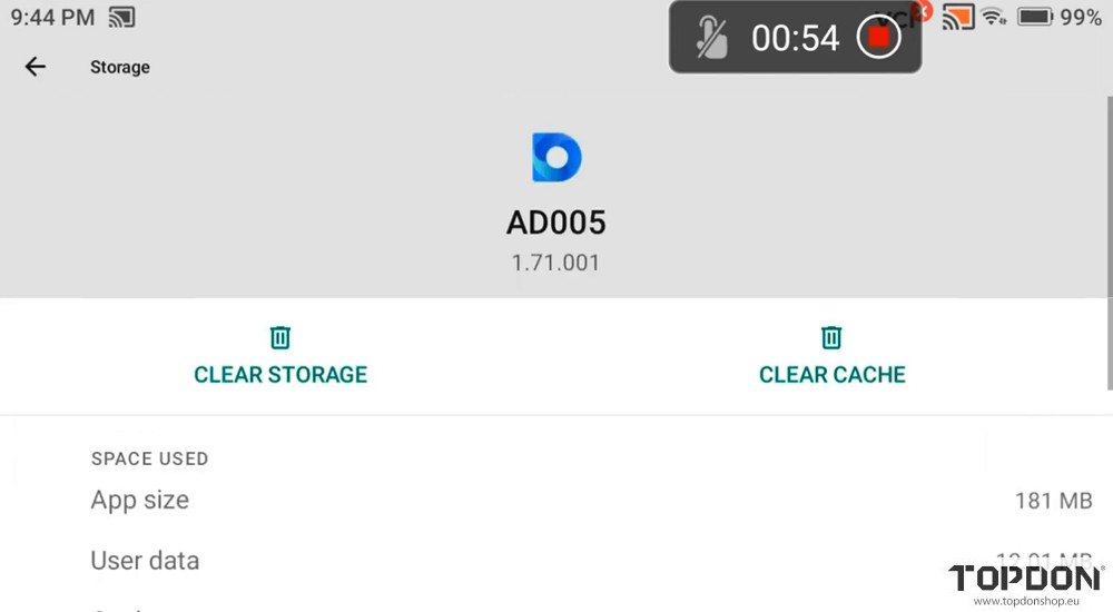 clear app cache for topdon ad500 ad600 7 clear app cache for topdon ad500 ad600 7