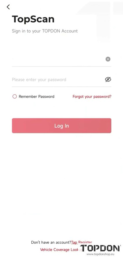 register topdon topscan 2