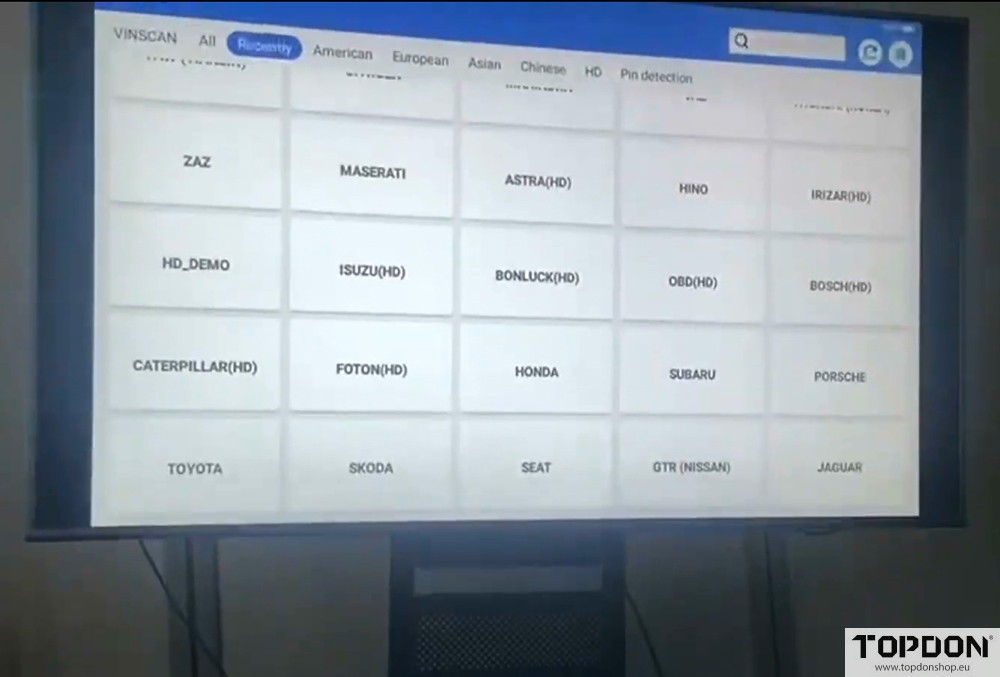 topdon phoenix screen cast 10