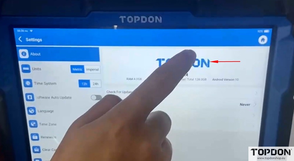 topdon phoenix screen cast 2