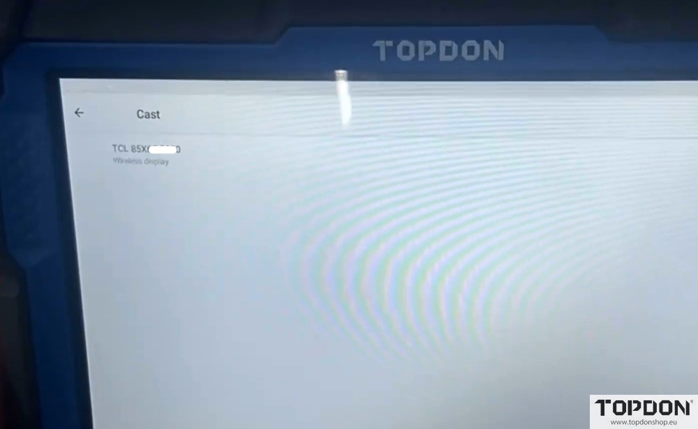 topdon phoenix screen cast 7