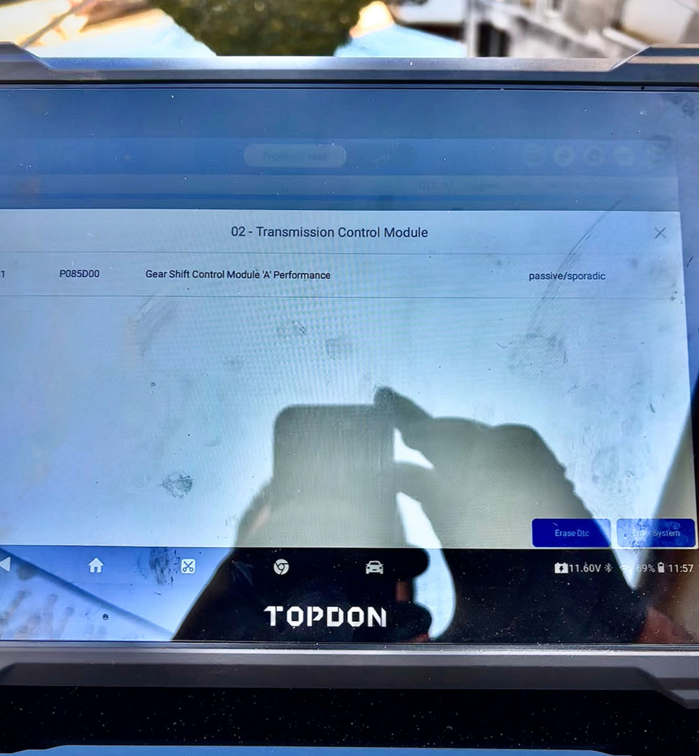topdon rlink lite odis gearbox malfunction 2
