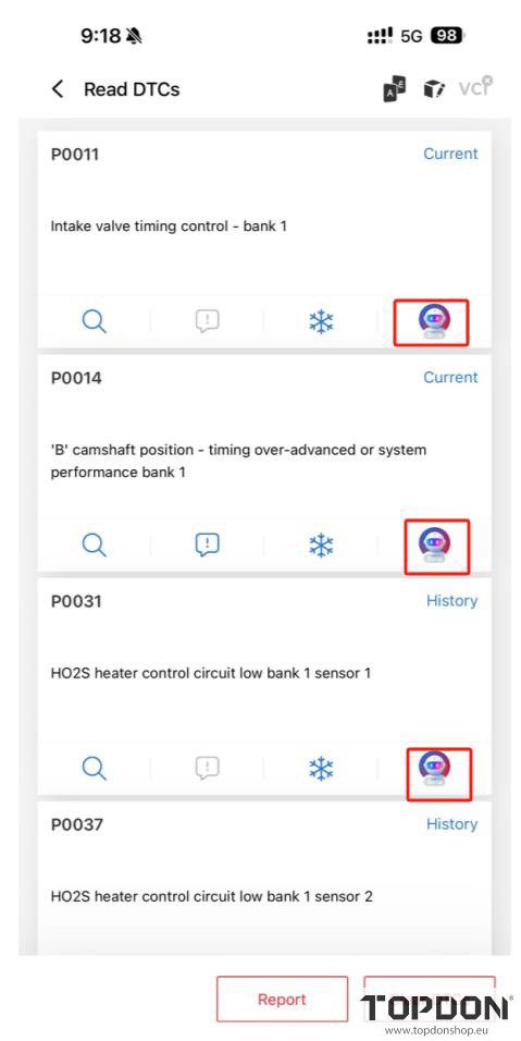 topdon topfox ai live on topscan pro 2(1)