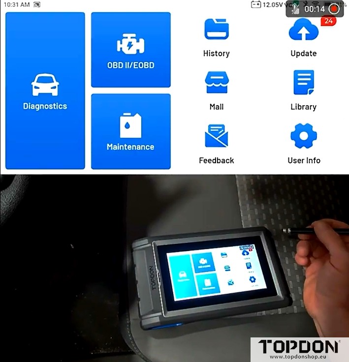 topdon artidiag800 bt2 2023 ford transit brake service mode 1 topdon artidiag800 bt2 2023 ford transit brake service mode 1