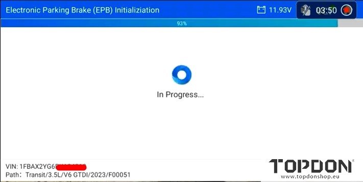 topdon artidiag800 bt2 2023 ford transit brake service mode 11 topdon artidiag800 bt2 2023 ford transit brake service mode 11