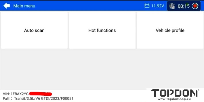 topdon artidiag800 bt2 2023 ford transit brake service mode 5 topdon artidiag800 bt2 2023 ford transit brake service mode 5