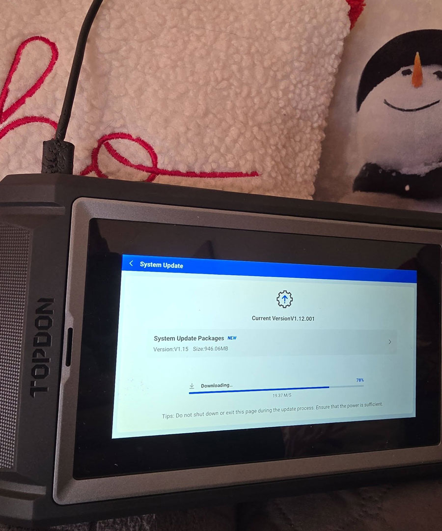 topdon artidiag800 bt2 failed to update system 2
