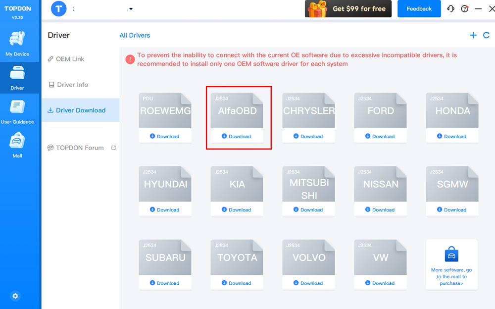 topdon rlink aflaobd driver