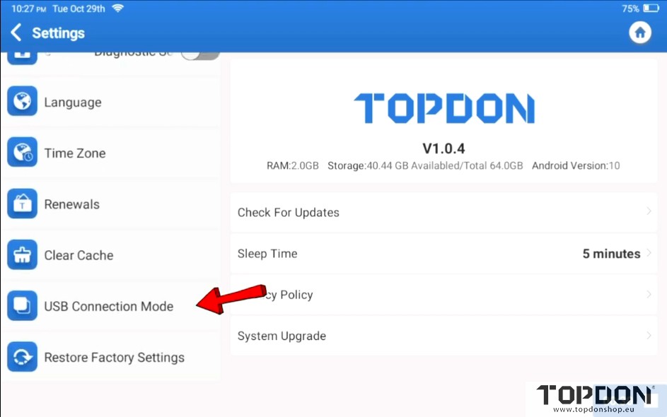transfer files from topdon phoenix lite3 to pc 5