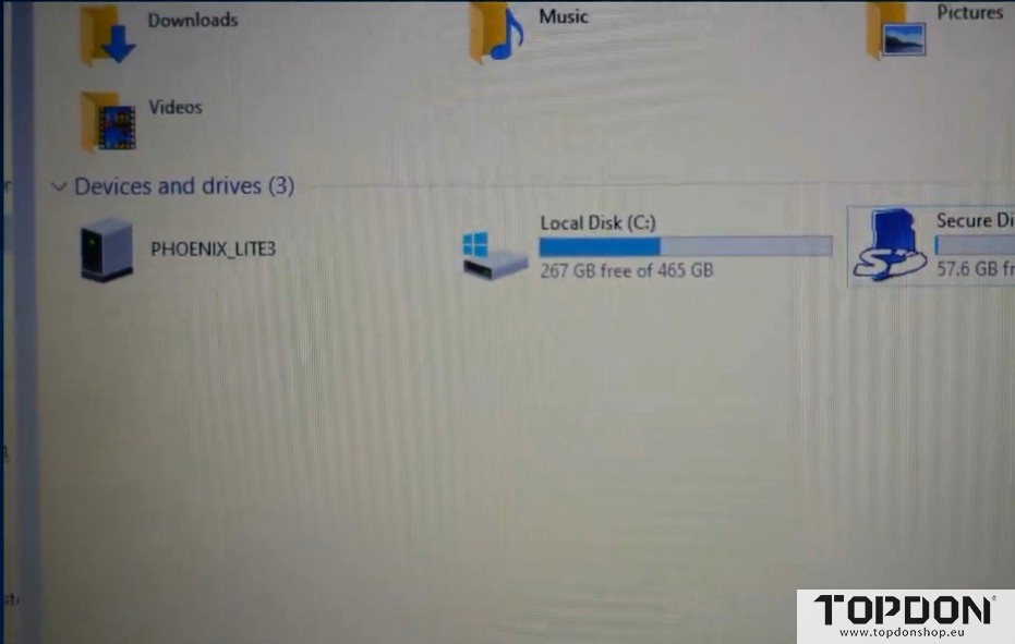 transfer files from topdon phoenix lite3 to pc 8