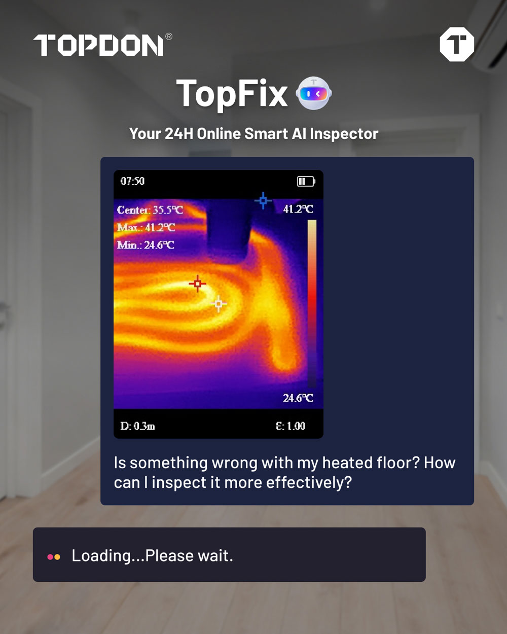 Topdon Thermal Imager Supports TopFix AI 1