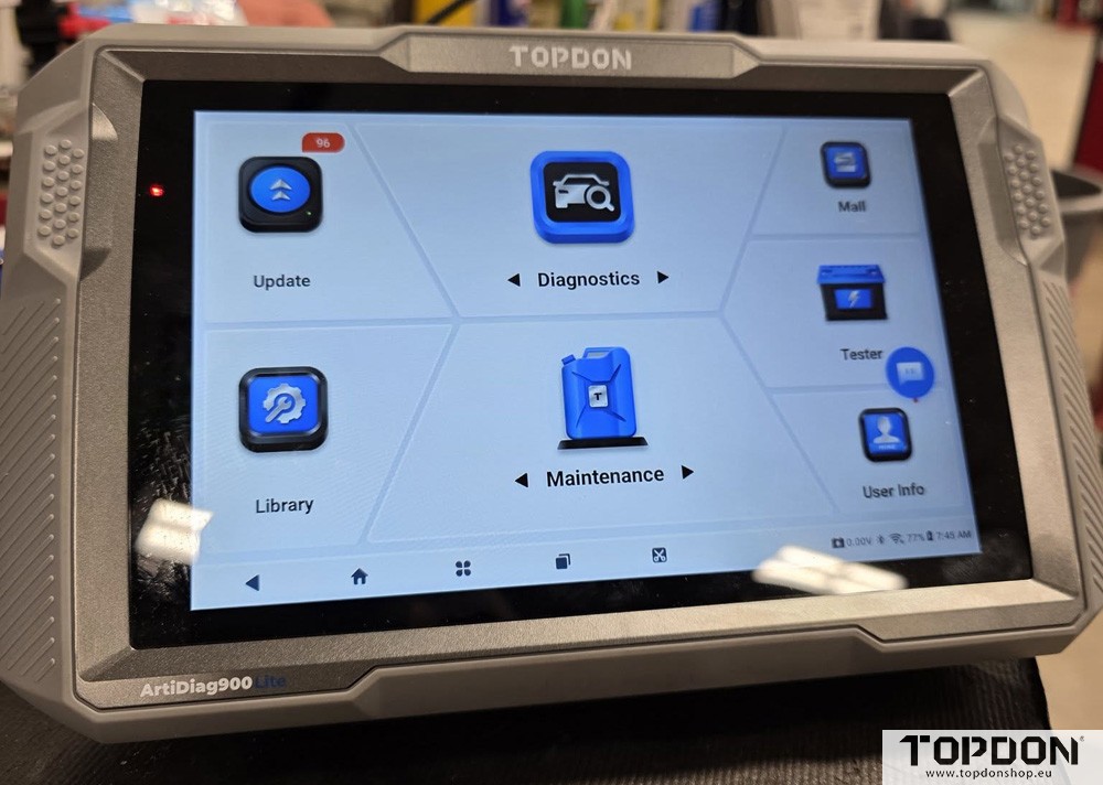 topdon artidiag900 lite DTC scans