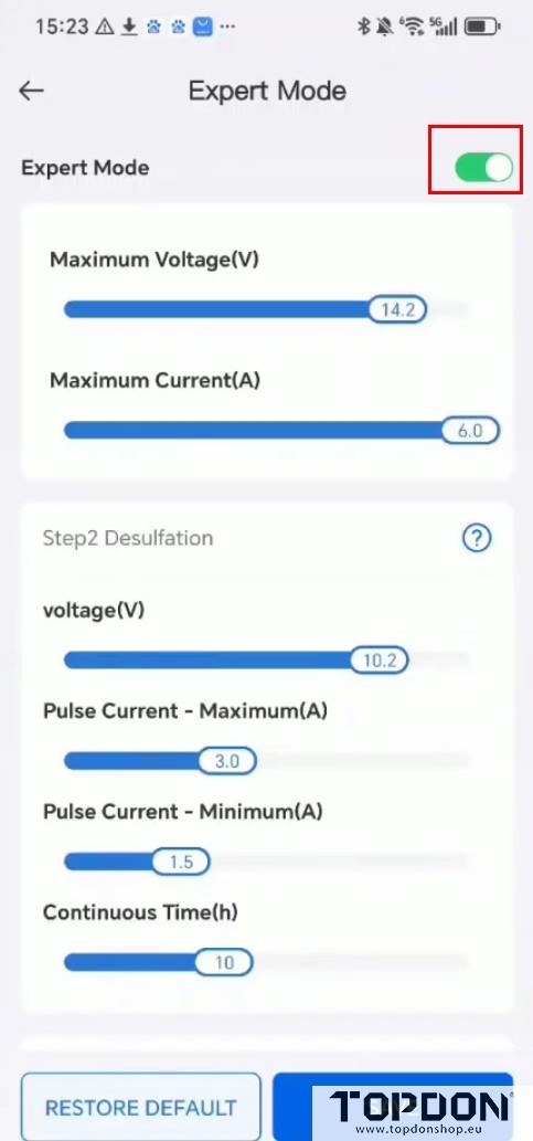 topdon bt600 expert mode 6