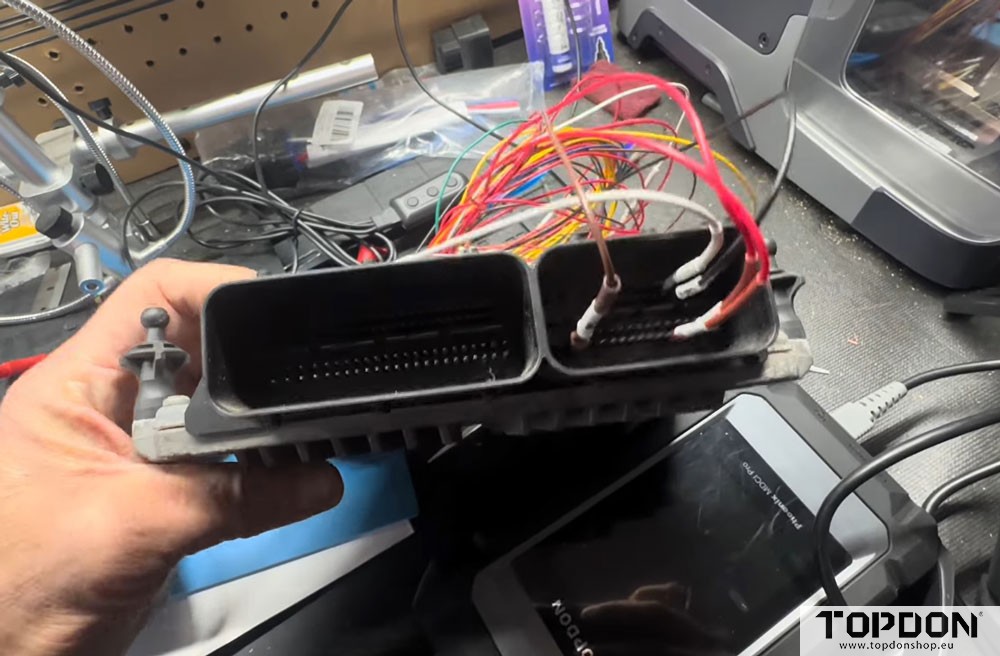 topdon phoenix smart t ninja read benz me97 ecu 3