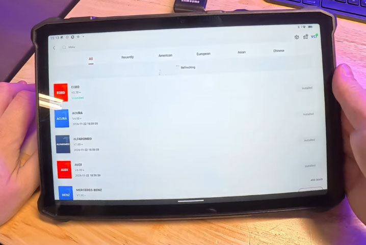 topdon topscan app on android tablet 5 topdon topscan app on android tablet 5