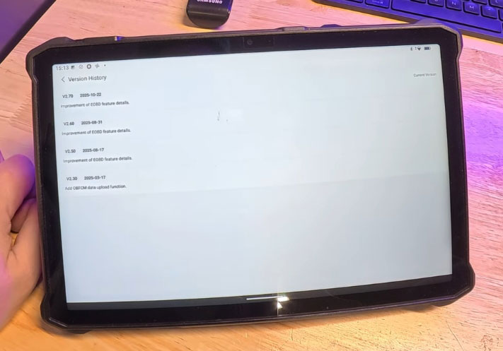 topdon topscan app on android tablet 7 topdon topscan app on android tablet 7