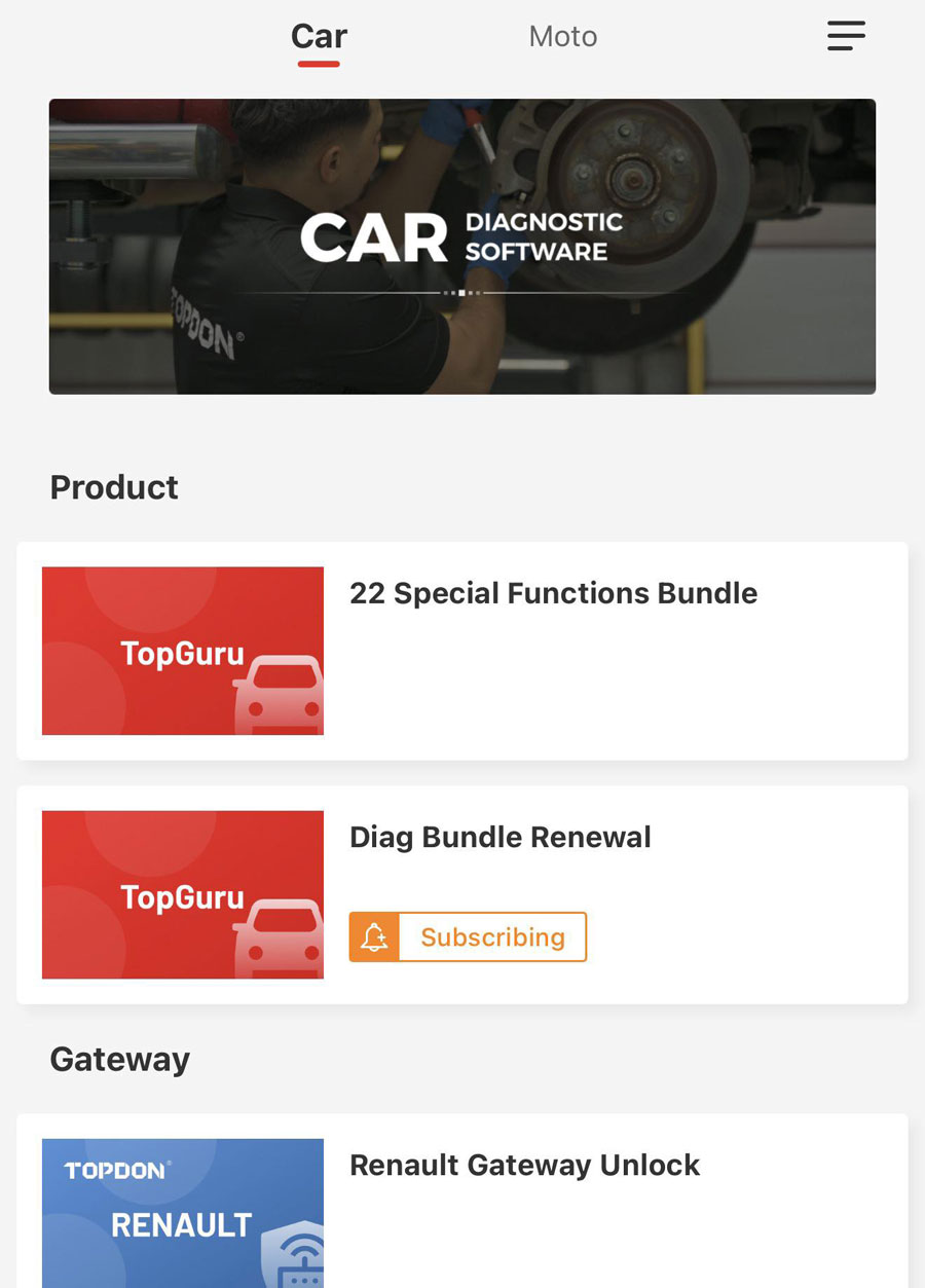 topdon topscan lite add on software