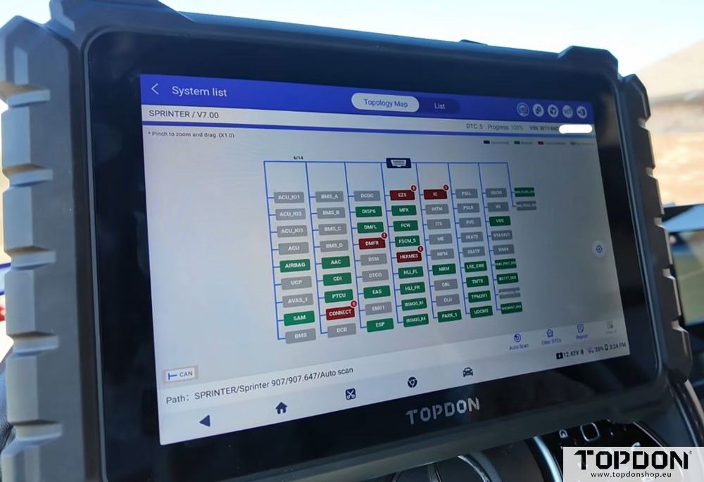 topdon one 2024 benz w907 review 7 topdon one 2024 benz w907 review 7