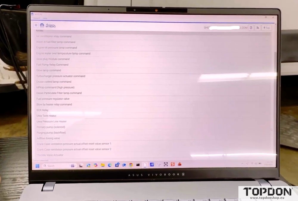 topdon one vci witech ram promaster 2