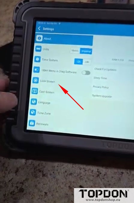 topdon phoenix lock screen 3 topdon phoenix lock screen 3