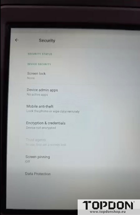 topdon phoenix lock screen 4 topdon phoenix lock screen 4