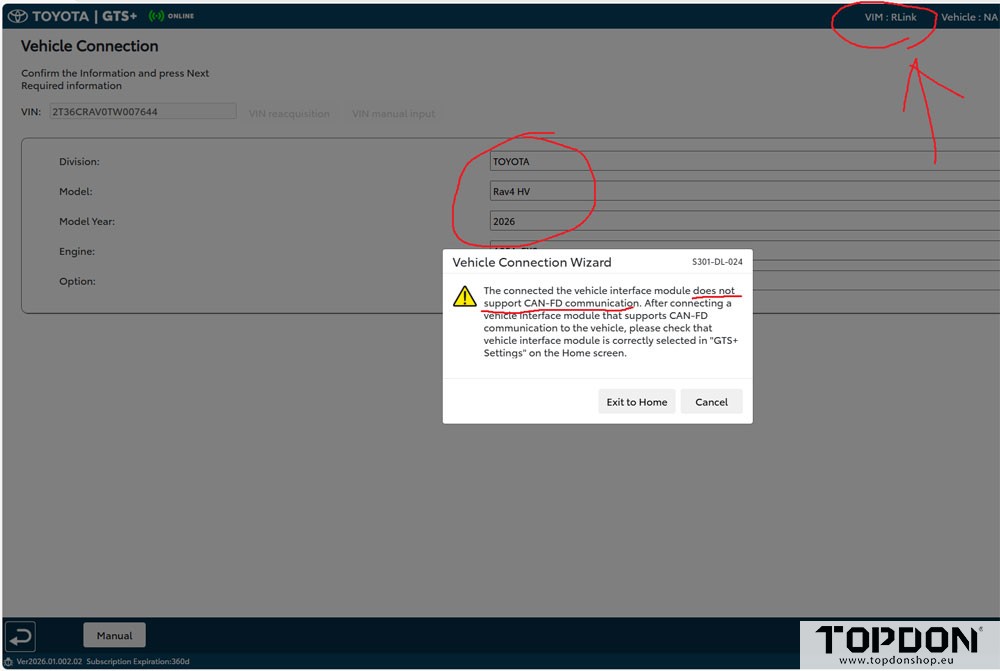 topdon rlink x7 2026 toyota RAV4 topdon rlink x7 2026 toyota RAV4