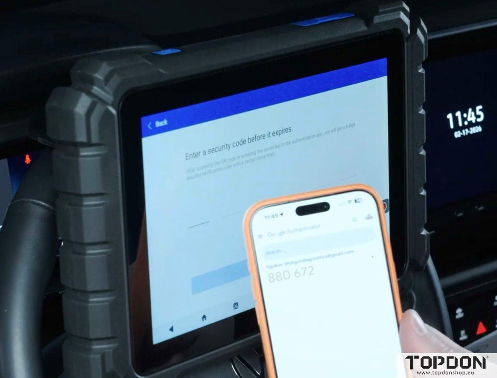 unlock vag sfd with topdon one 11