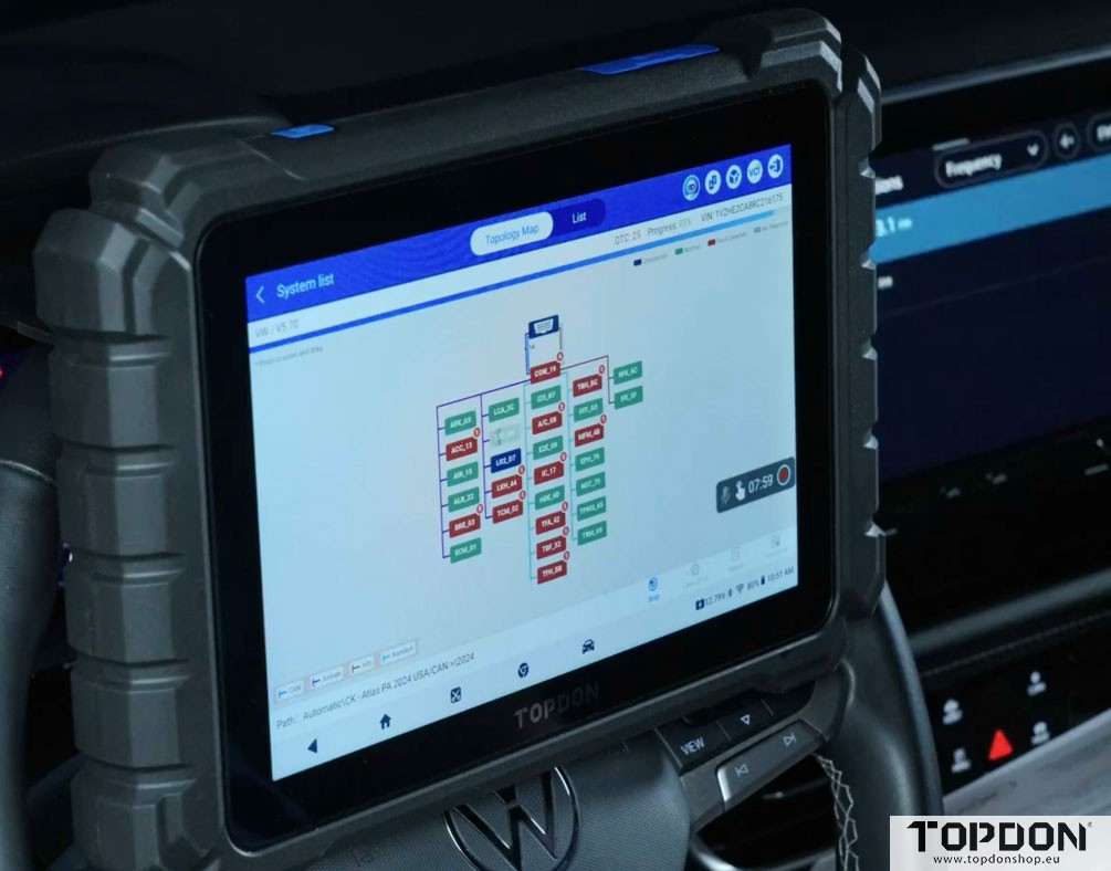 unlock vag sfd with topdon one 16