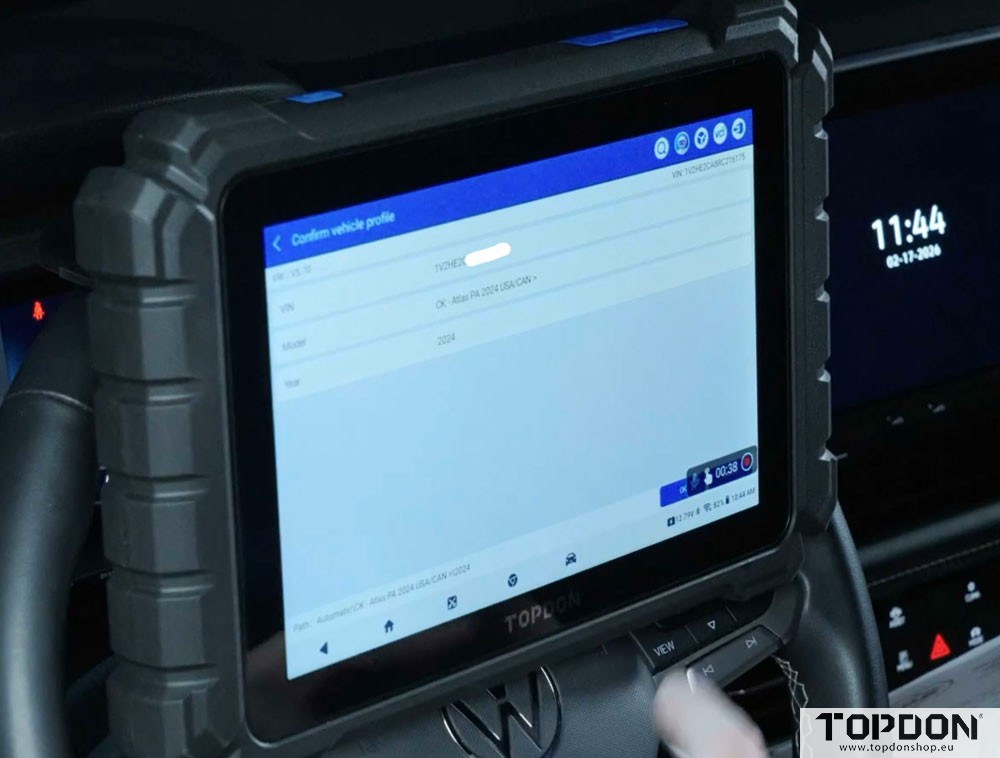 unlock vag sfd with topdon one 4