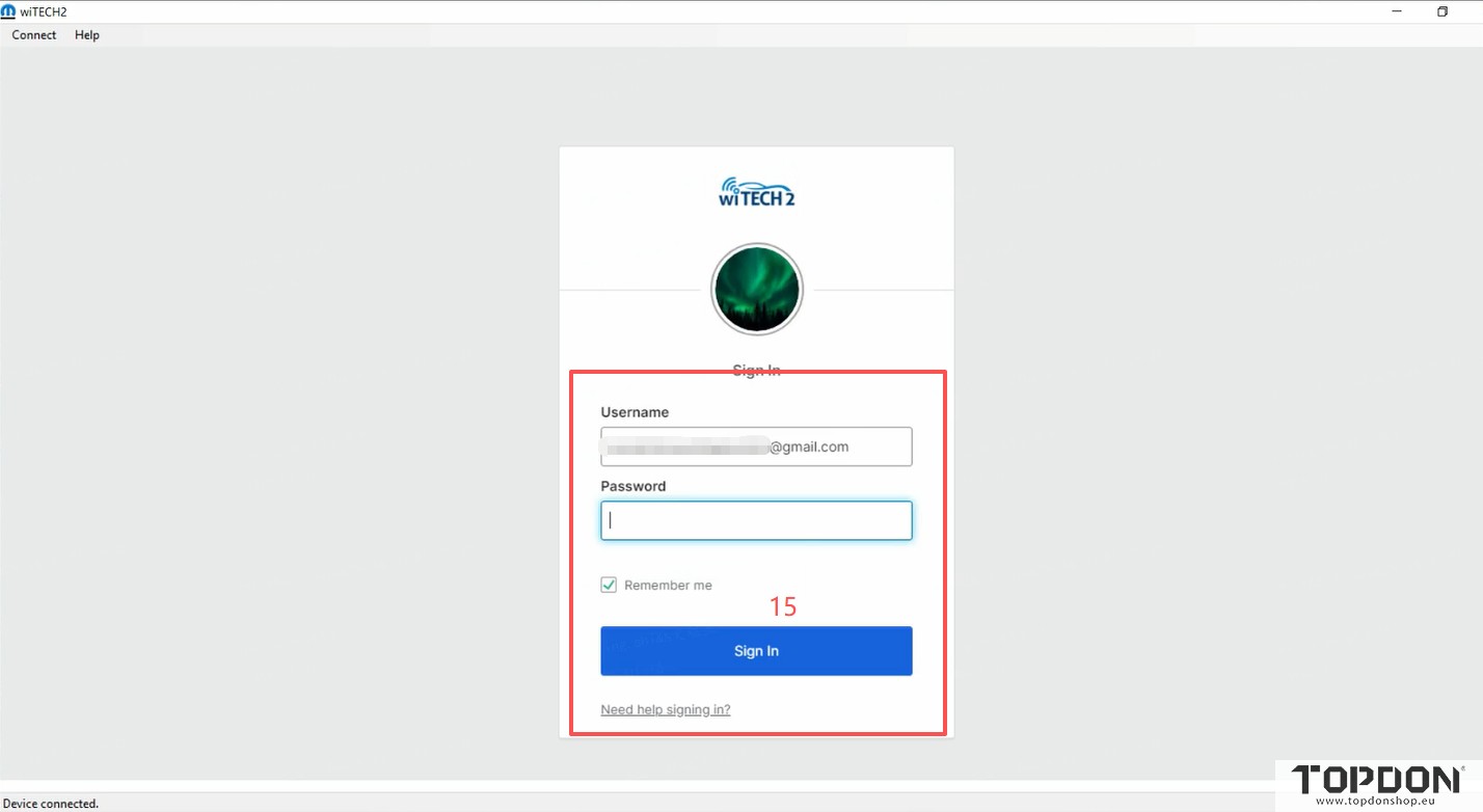 use topdon rlink x3 with chrysler witech 10 use topdon rlink x3 with chrysler witech 10
