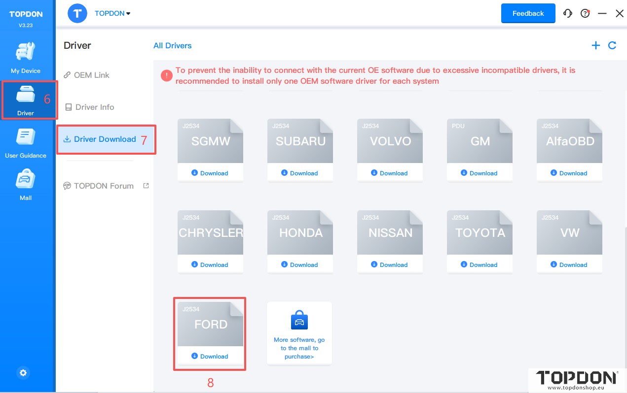 use topdon rlink x3 with ford software 1 use topdon rlink x3 with ford software 1