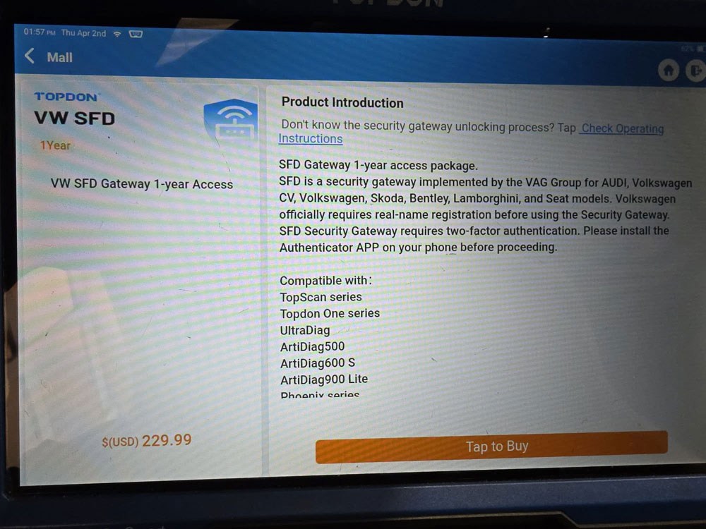 Topdon Phoneix Audi 2024 service reset 3 Topdon Phoneix Audi 2024 service reset 3