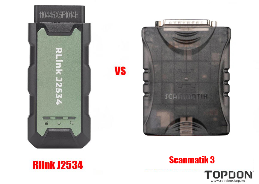 topdon rlink j2534 vs scanmatik 3