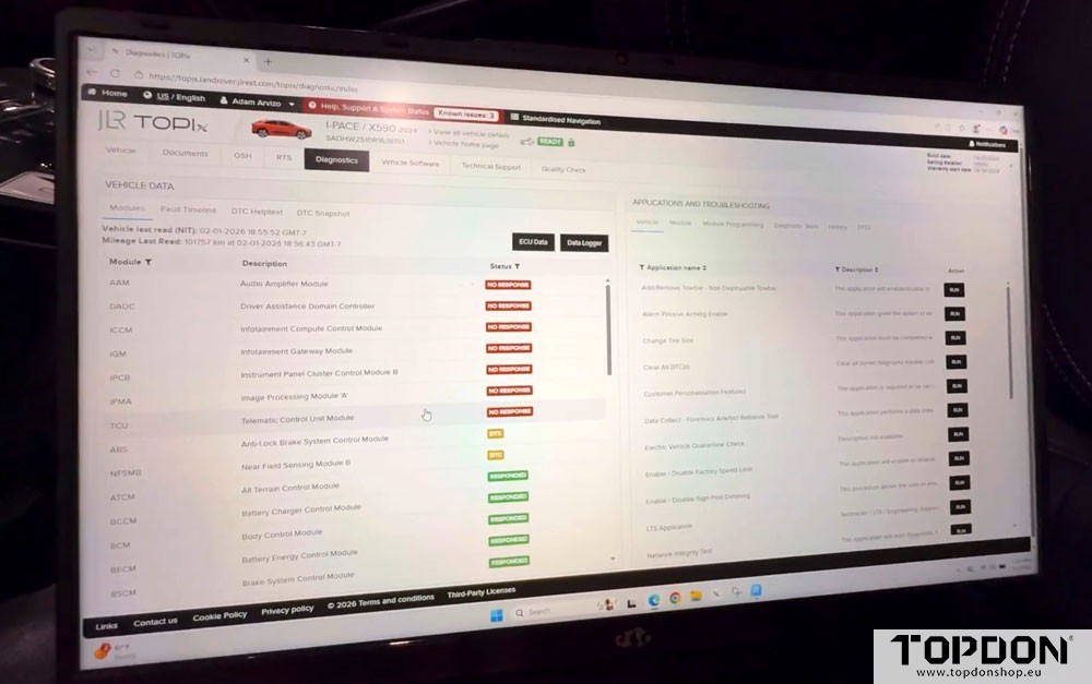 topdon rlink x7 jlr topix cloud 9 topdon rlink x7 jlr topix cloud 9