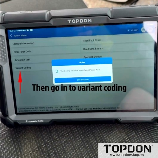 remove benz speed limit with topdon phoenix elite 2