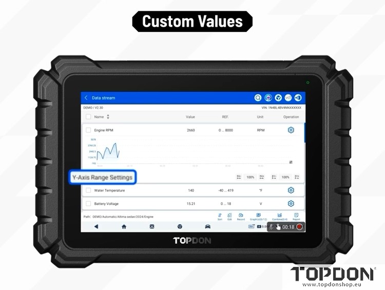 topdon ONE datastream update 2