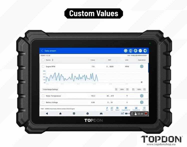 topdon ONE datastream update 5