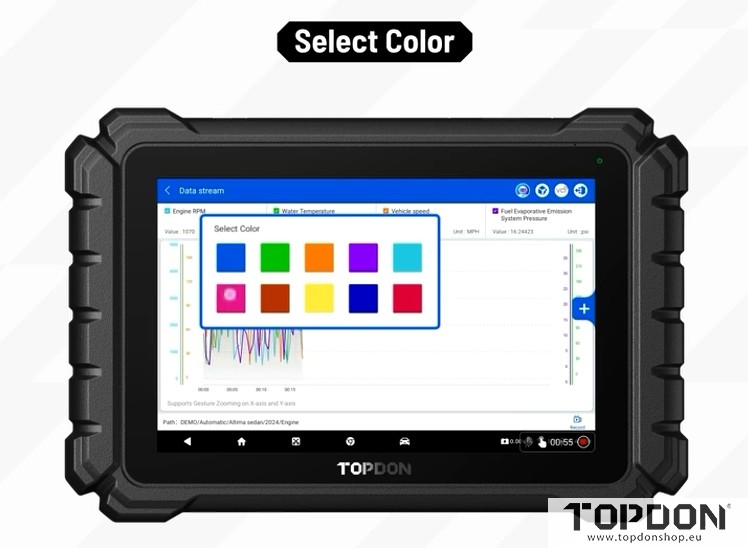 topdon ONE datastream update 7