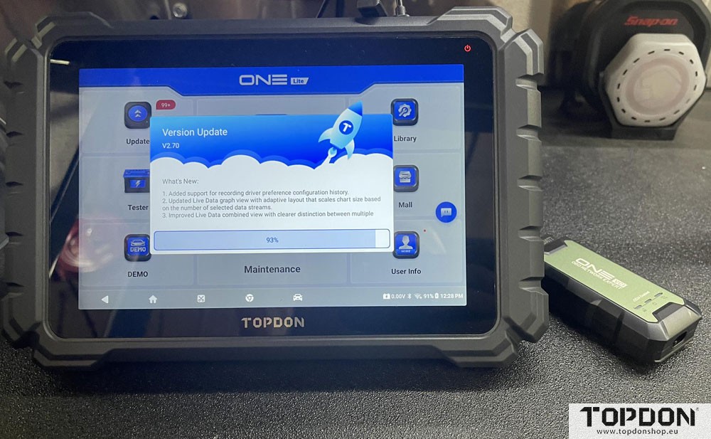 topdon ONE system version v2.70
